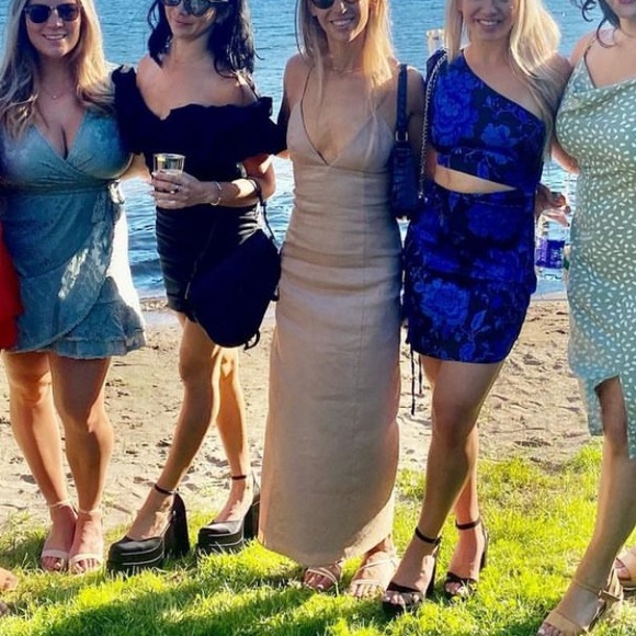 Zara - tan coloured dress - Picture 2 of 2